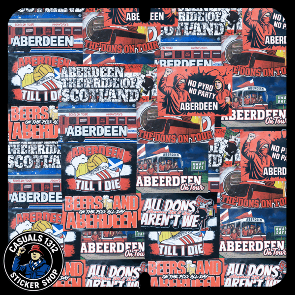 Aberdeen Mixed Design Bundle Stickers Aberdeen Stickers