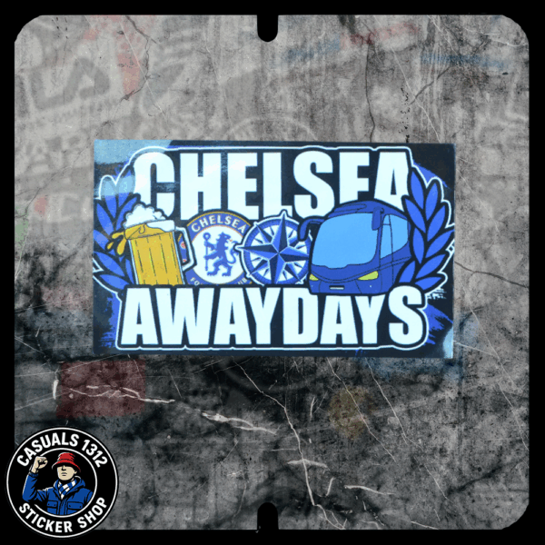 Chelsea Awaydays 10x6cm Stickers Chelsea Stickers