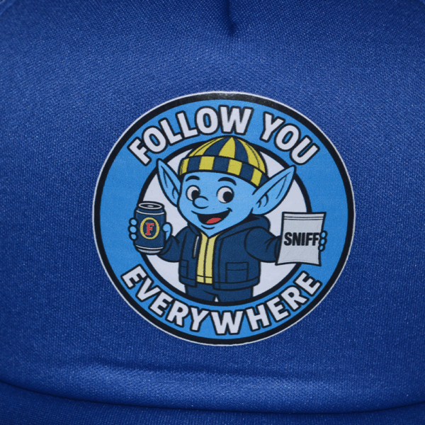 City Follow You Everyehere Hat Print Manchester City Inspired Follow You Everywhere Trucker Cap