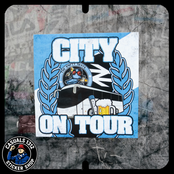 City On Tour Stickers Manchester City Stickers