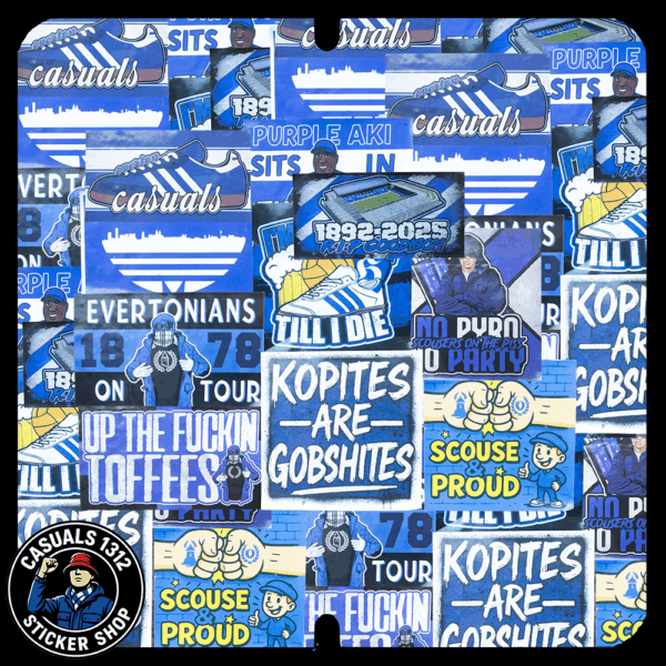 Everton Mixed Bundle Stickers Everton Stickers
