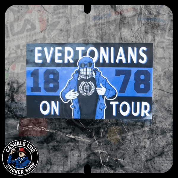 Evertonians On Tour Stickers Everton Stickers