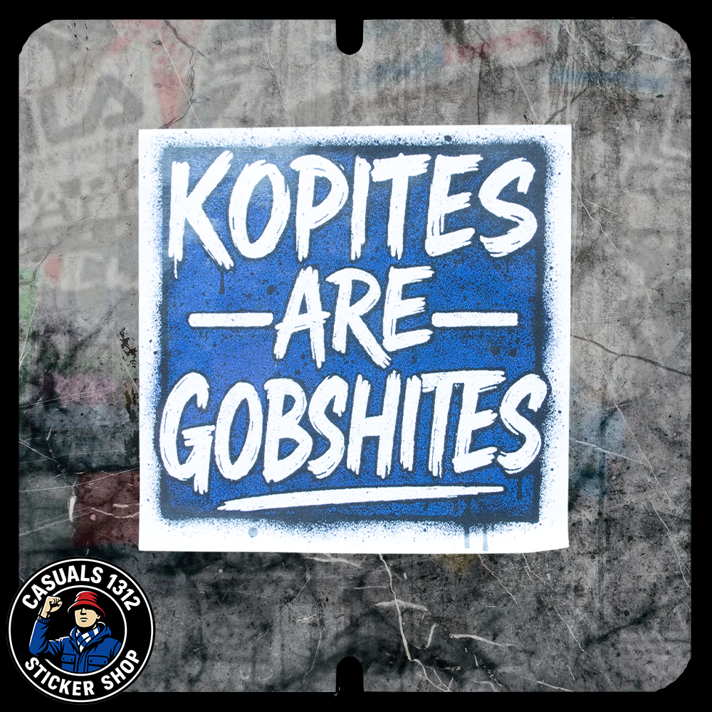 Kopites Are Gibshites Stickers Everton Stickers