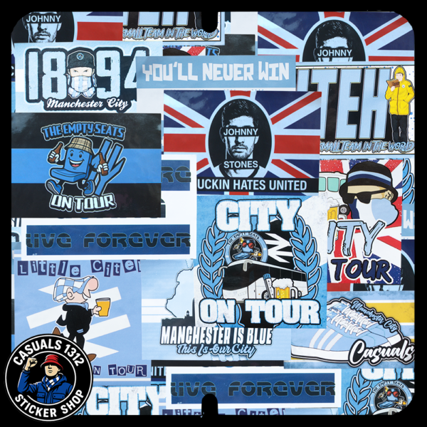 Man City Stickers Manchester City Stickers