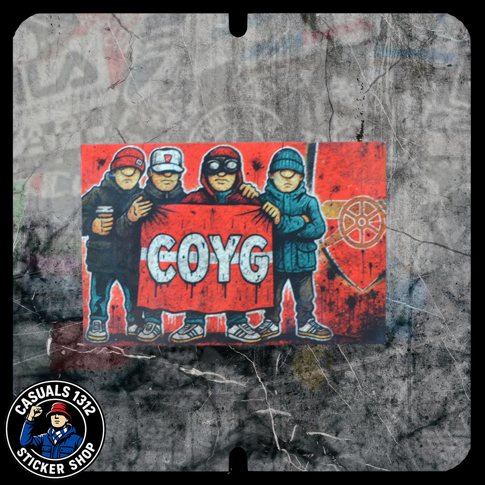 Coyg 6x9cm Arsenal Stickers