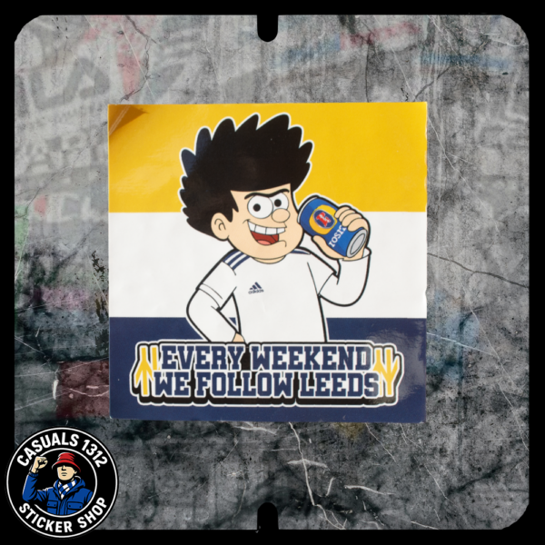Every Weekend We Follow Leeds Leeds United Stickers